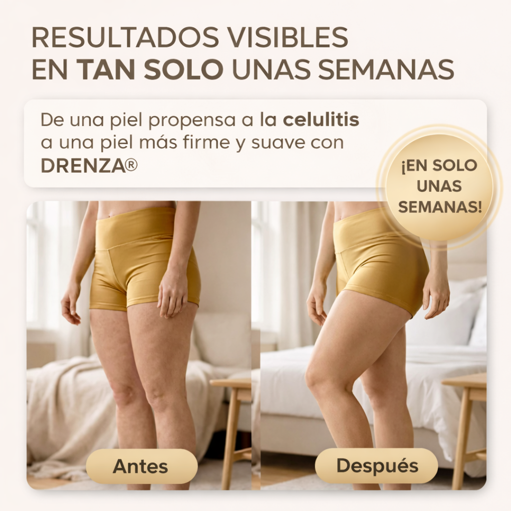 DRENZA® Lift™ – Sistema 4 en 1: Desinflamación Inmediata y Reducción de Celulitis Rebelde