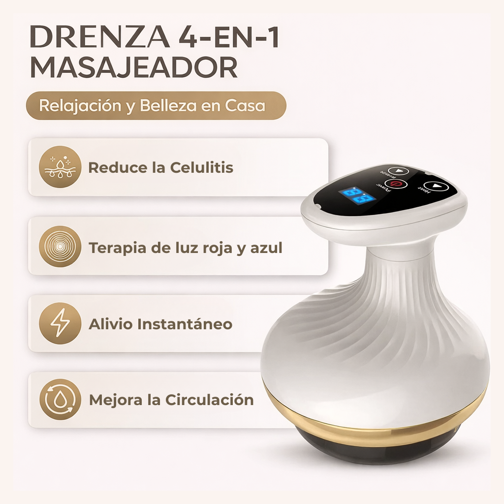 DRENZA® Lift™ – Sistema 4 en 1: Desinflamación Inmediata y Reducción de Celulitis Rebelde